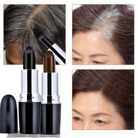 Gray Hair Cover Line Gray Hair Stick - Black / 헤어 새치 커버 라인 부분 흰머리 스틱 - 블랙
