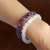 Risyfjew Crystal Bracelet for Women 8mm Healing Natural Stone Bracelet