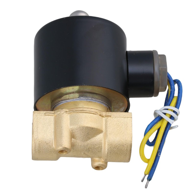 BQLZR DC12V 3/8" Normally Closed Electric Solenoid Valve Gas Liquid