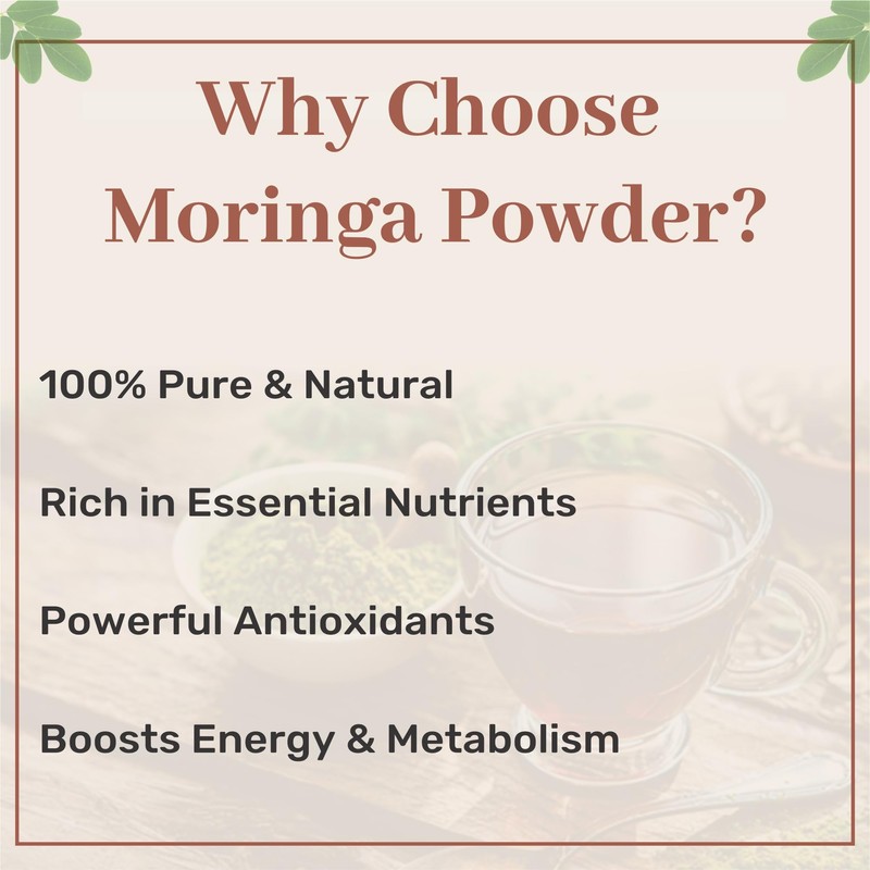 SAMYAM SAMYAM Moringa Leaves Powder (Moringa oleifera) - 1Kg Pack