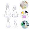 Hohopeti 4pcs Iodine Flask Lab Experiment Beaker Lab Volumetric Flasks