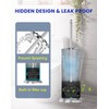 Dowry Anti-Hand Off Toilet Plunger with Holder for Bathroom,Powerful Efficient