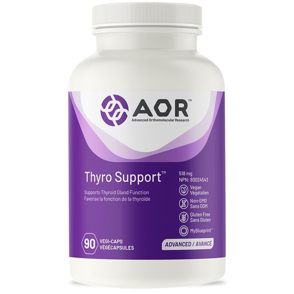 AOR Thyro Support, 518mg, 90 Vegetable Capsules
