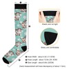 Wusikd Flower Cow Compression Socks for Women and Men Circulation