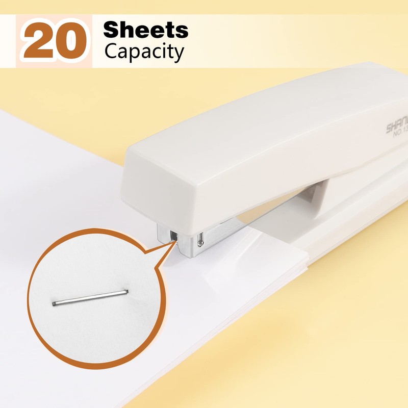 Stapler, Office Stapler, Stapler for Desk Portable Durable Staplers Office