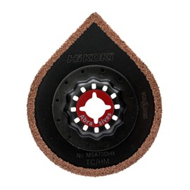 HiKOKI 0037-0802 MSA70DHX Blade for Multi-Tools, STARLOCK Type, For Tile Joints, etc