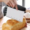 BZKSER Dough Scraper, 1 Piece Scraper for Dough, Stainless Steel,