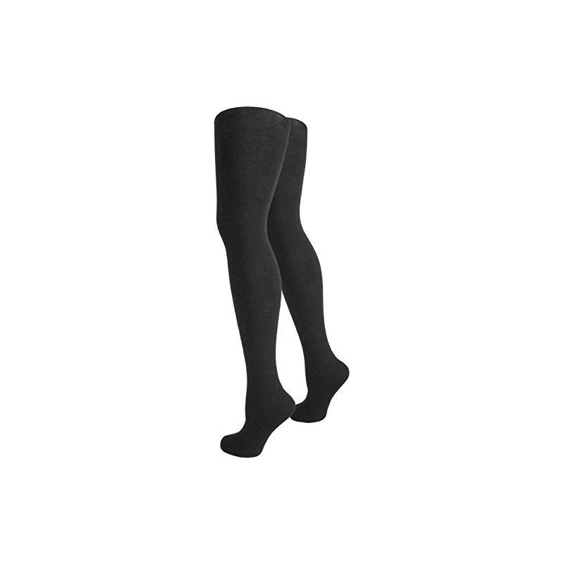 Normani 2 x Super Soft Women's Thermal Tights, black, 52/54