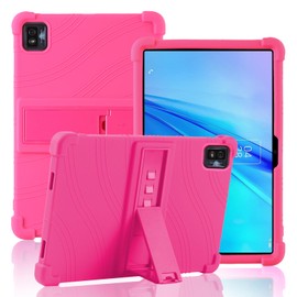 ATOOZ for TCL Tab 10 5G Case 10.1 Inch/TCL Tab 10S Tablet Case 10.1 Inch TCL Tab 10 5G Tablet Case Kids Boys Girls TCL Tab 10S 9081X/9080G/9183W Case with PC Stand (Rose)