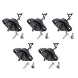 HAMILO 5 Piece Boat Drain Plug Kayak Replacement Parts with Screws