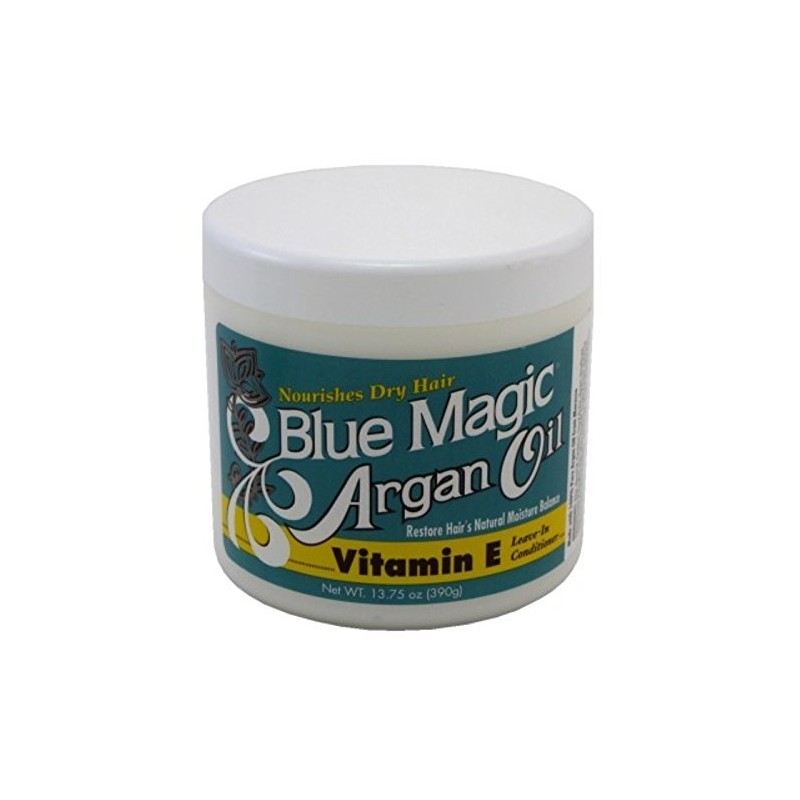 BLUE MAGIC Argan Oil & Vitamin-e Leave-in Conditioner 13.75 Oz,