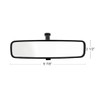 United Pacific 60053 Black 10" Day/Night Interior Rearview Mirror Assembly