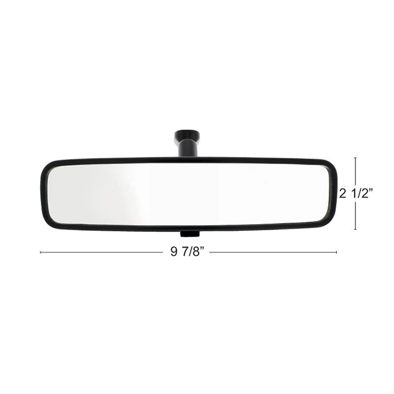United Pacific 60053 Black 10" Day/Night Interior Rearview Mirror Assembly