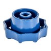 Eastman Sillcock Wheel Handle, Die Cast, Blue, 45419
