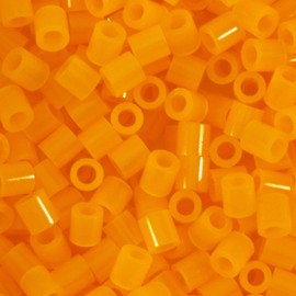 Vaessen Creative 5009-029 Ironing Beads, Neon Orange, 1100 Pieces, Beads for Crafts with Children, DIY Designing of Jewellery, Decorations and Other Craft Ideas, 5 mm