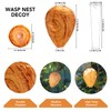 v2croft 6 Pack Wasp Nest Decoy, Hanging Fake Wasp Nest