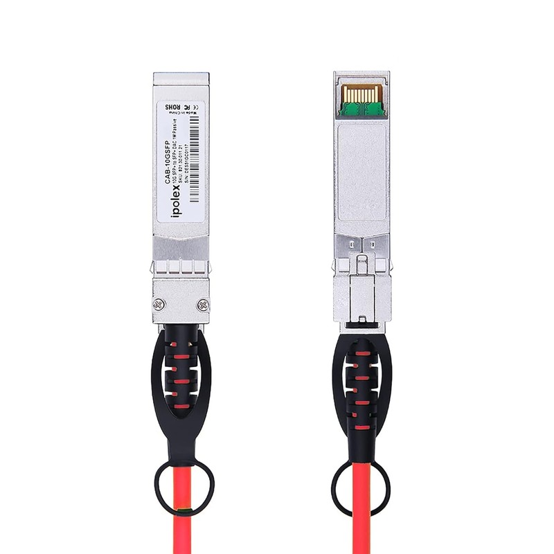 ipolex 10G SFP+ Copper Cable, Red SFP+ DAC, 10GBASE-CU Direct