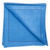 LinenMe X4 Emilia Napkins, 18 x 18, Royal Blue
