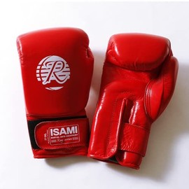 ISAMI RS RS-002 Isami Sparring Gloves 14oz-16oz Genuine Leather (Red, 8oz)