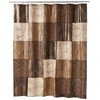 Popular Bath Zambia Collection, Shower Curtain, Chocolate 72.00" x 70.00"