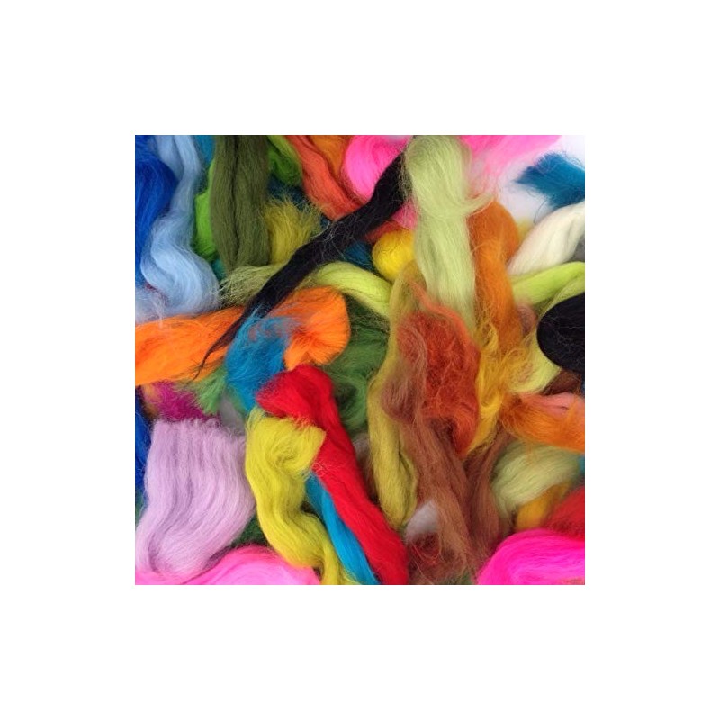Assorted Wool roving Off-cuts