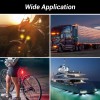 Mttzone 8PCS Wireless RGB LED Strobe Light Car Bike Motorcycle