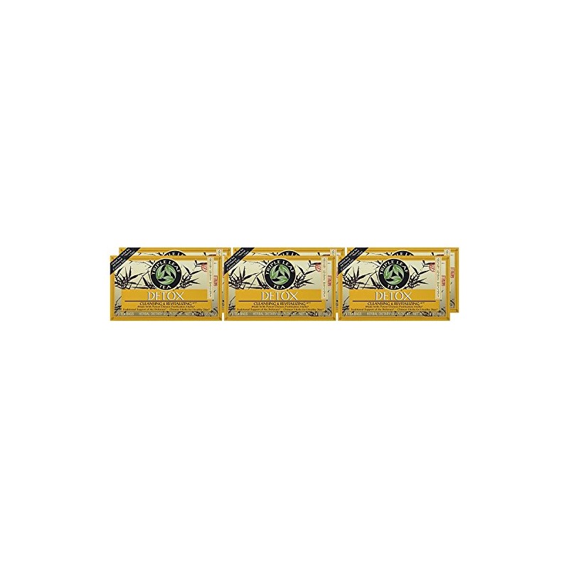 Triple Leaf Detox Tea - 20 Count (Pack of 6)