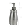 CAXUSD Stainless Steel Liquid Soap Dispenser Manual Pump Lotion Bottle