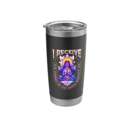 Yoga Instructor Meditating Yoga Pose Training Meditation Stainless Steel Insulated Tumbler