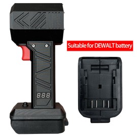 Thrust 1kg，Electric Cordless Leaf Blower, Handheld Electric Leaf Blower, Mini Jet Dry Blower ，Large car Dryer air Blower Turbo Fan，for Lawn, Outdoor, Car, Home (for dewalt batteris【no batteris】)