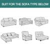 MYSKY HOME Couch Cover Sand Sofa Covers for 2 Cushion