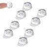 Doorstop Cushions, 8 Pieces, Rubber Feet, Large, Round Diameter 0.9