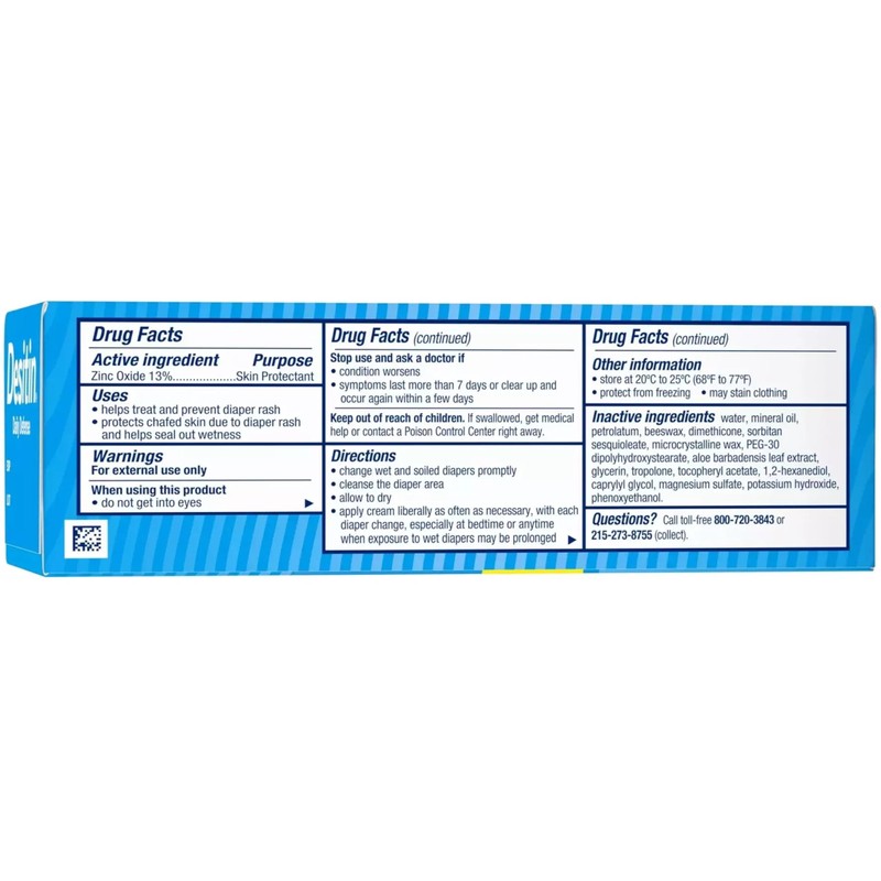 DESITIN RAPID RELIEF CREAMY 4OZ J&J CONSUMER SECTOR