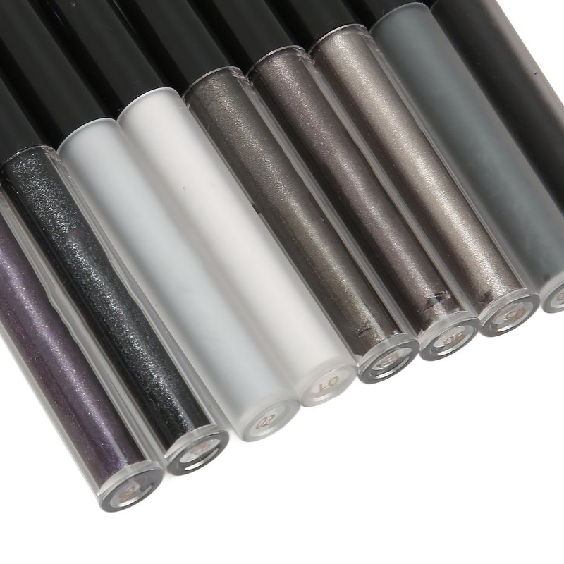 9Pcs Household Liquid Eye Shadow Set Makeup Shine Finish Matte