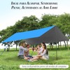 COME Lona de Camping, Tienda de Campaña de 300CM*290CM, Toldo