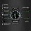 Men Digital Watch LED Backlight Multi Functional Water Resistant Watch