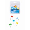 Westcott Map Flags - Assorted Colour, 33005