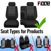 Fioqe Front 60/40 Bench Seat Covers for Toyota Tacoma 1995-2000