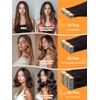 DOORES Tape in Hair Extensions Human Hair, Dark Brown to