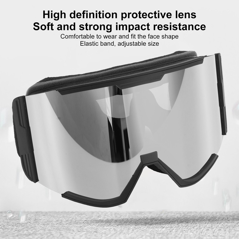 Adult Ski Goggles Double Layer Anti Fog Large Field Cylindrical