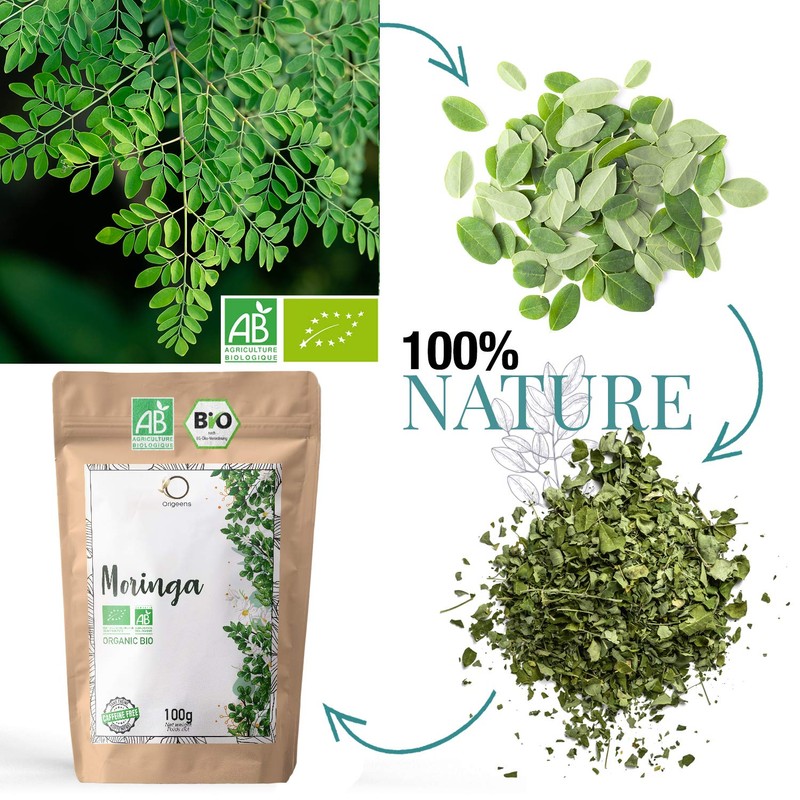 ORIGEENS MORINGA TEA ORGANIC 100g | DRIED MORINGA LEAVES |