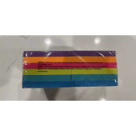 Staples Sticky Notes 3" x 3" Bright Colors 24 Pads 100 Notes Per Note Pad New