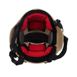 PAXLamb Helmet Padding Kit Bicycle Replacement Universal Foam Pads Set Cushions for Bike Cycling Motorcycle for ACH MICH Team Wendy FMA EXF Helmet (Black Red)