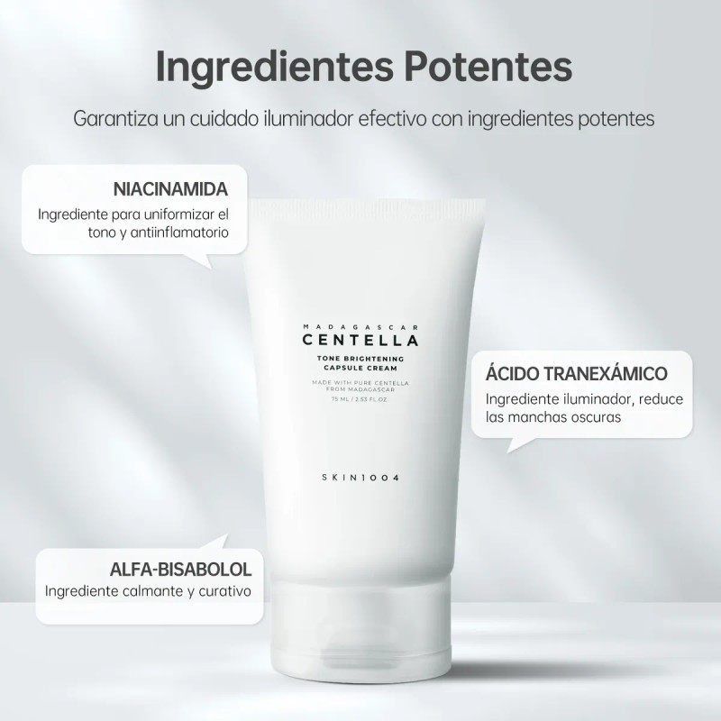 Skin1004 Madagascar Centella Set Iluminador Antimanchas 4pzs