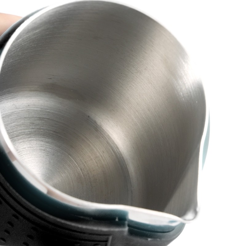 350ml Stainless Steel Milk Frothing Cup Anti-Scald Silicone Coffee Pitcher