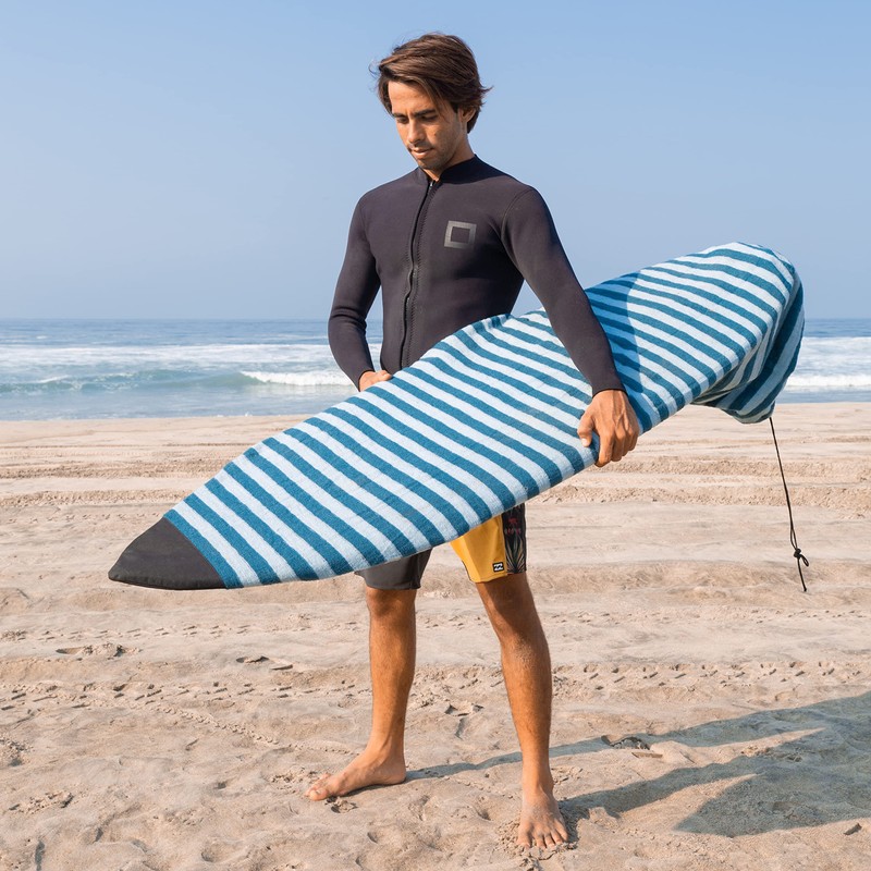 PAMGEA - Funda para tabla de surf (Aqua, Shortboard, 5'8")