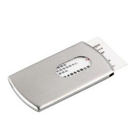 Operitacx 2Pcs Stainless Steel Business Card Holder Slide Out Design for Id Credit Cards Brushed Steel for Cards Portable Organizer for Professionals