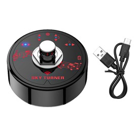 Hsthe Sea Bluetooth Page Turner USB wiederaufladbares, kabelloses Notenblätter-Fußpedal für Tablet-Computer und Mobiltelefone