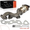 A-Premium Right Exhaust Manifold Catalytic Converter Kit Direct-Fit Compatible with