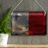 Vintage Malta Flagge | Blechschild | Nostalgie Deko | 18